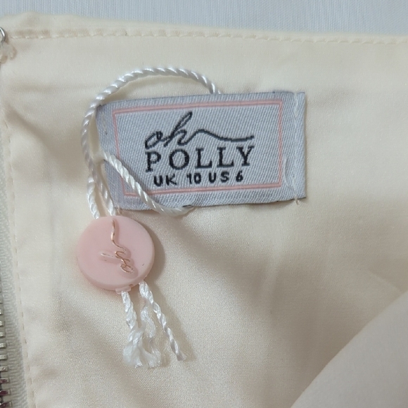 Oh Polly Bustier Bra Top, Color Cream, Size 6 - Picture 14 of 15